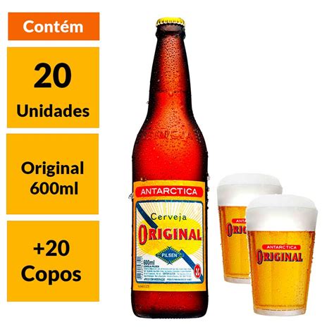 Kit Cervejeiro Original 600ml Copo Empório Da Cerveja