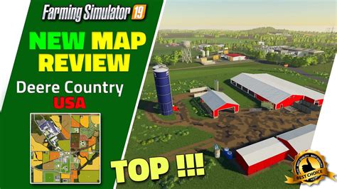 FS19 MAPS REVIEW NEW MAP Deere Country USA YouTube