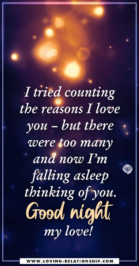 Good Night Message For My Love Night Him Messages Cute