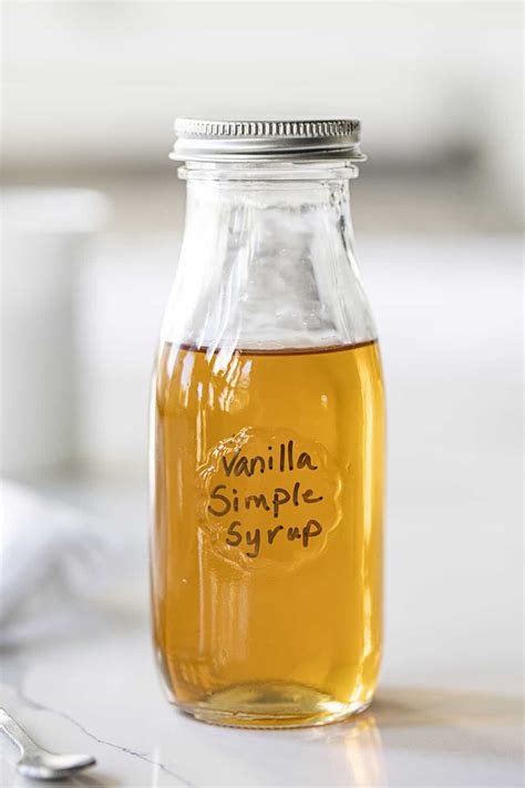 Vanilla Simple Syrup I Am Baker