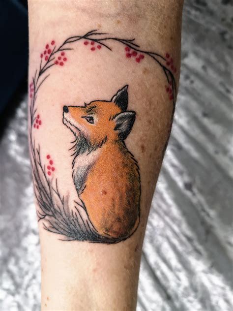 A Fox Tattoo I Got In Memory Of A Friend Rfoxes