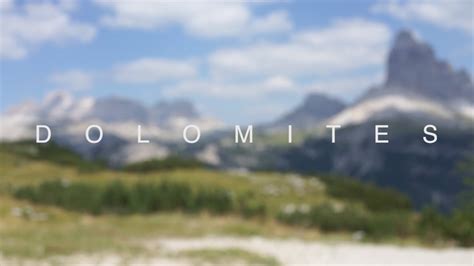 Dolomites 5 Days In 55 Seconds Youtube