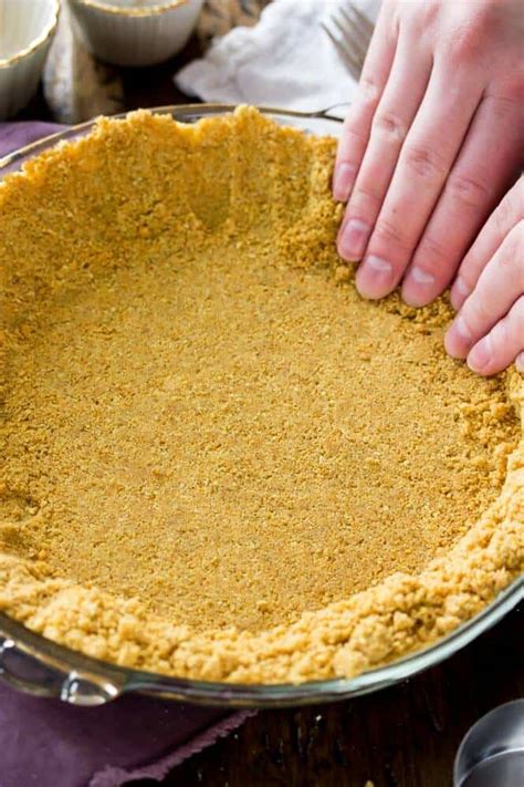 Kitchen Tips Easy Graham Cracker Crust Recipe Sugar Spun Run
