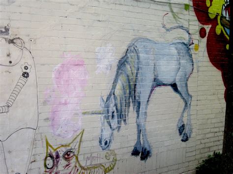 Pony Sightings Ponyunicorn Graffiti Or Is It Just Wall Art