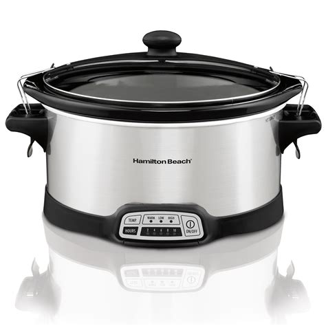 Hamilton Beach Stay Or Go Programmable 7 Qt Slow Cooker