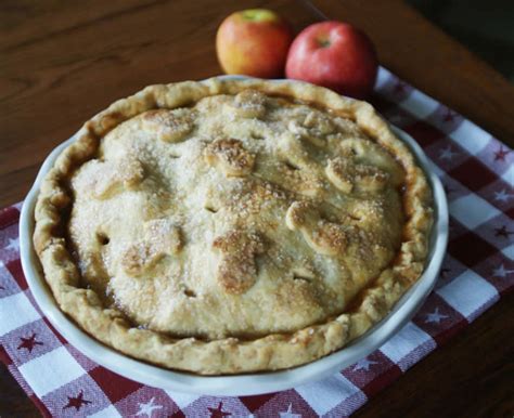 American Apple Pie Klassischer Apfelkuchen Usa Kulinarisch