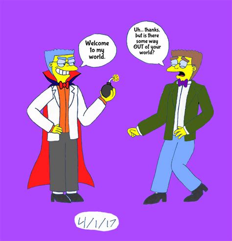 The Simpsons Old Meets New Smithers By Lizlovestoons12 On Deviantart
