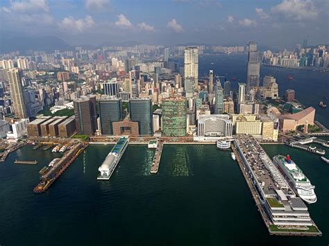 Laurence Lai Gallery Aerial View Of Tsim Sha Tsui Victoria Harbour 2017