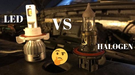 Led Vs Halogen Headlights Which Is Better Side By Side Comparison