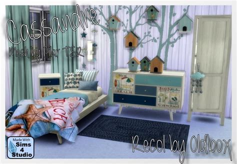Pilar S Bedroom Recolor By Oldbox At All 4 Sims Sims 4 Updates Vrogue