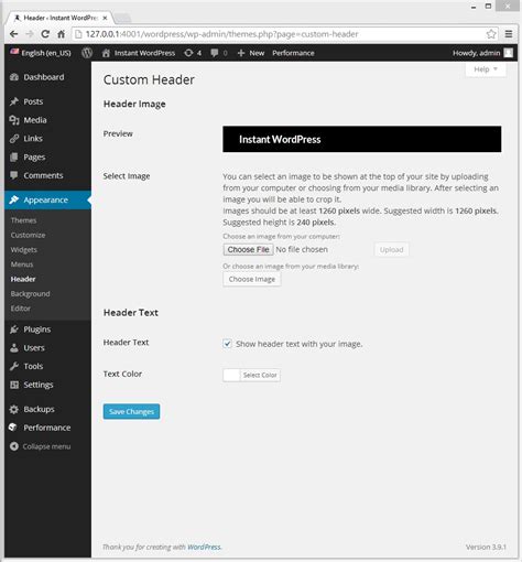 The page i need help with: How to Change Your Header Image in WordPress · The Blog ...