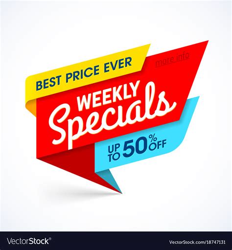 Weekly Specials Sale Banner Template Special Offer