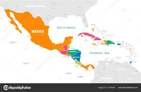 Mapa De Centroamerica Con Nombres Para Imprimir Images The Best