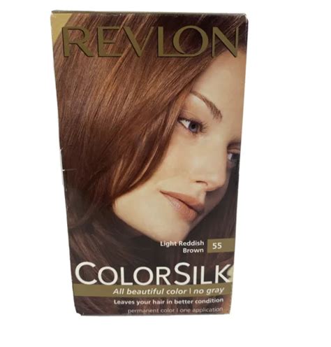 Revlon Colorsilk Permanent Hair Dye Keratin No Ammonia Light Reddish