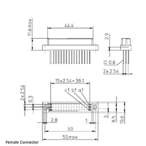 C2 Body Din 41612