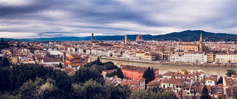 Another panorama from Florence, Italy [10033x4200] : WidescreenWallpaper