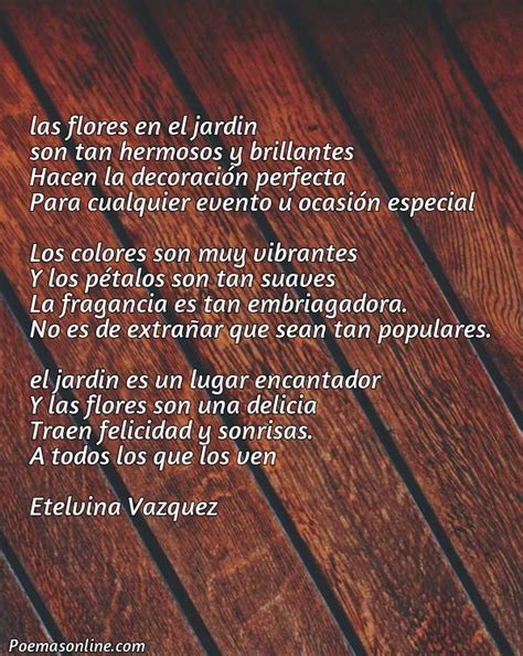 5 Poemas De Las Flores Jardín Poemas Online