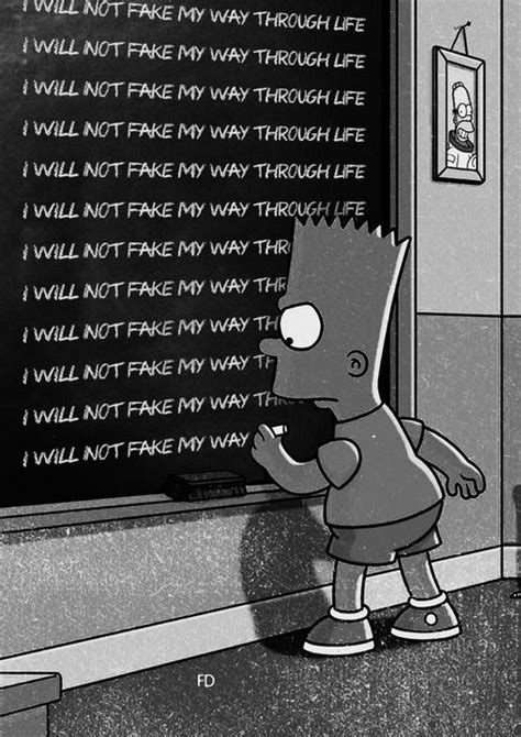 8422 B918 Bart Simpson Chalkboard Simpsons Quotes Bart Simpson