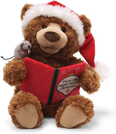 Teddy Bear Christmas Plush Realistic Stuffed