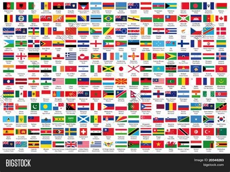 216 Official Flags Of The World In Alphabetical Order With Official