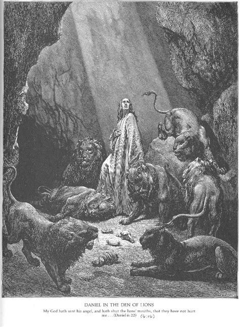 Daniel In The Den Of Lions C1868 Gustave Dore