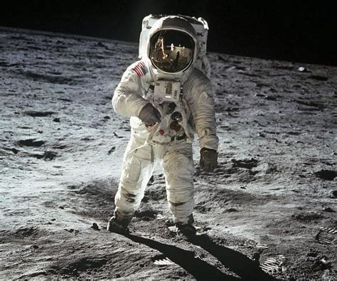 50 Years Ago Today This Photo Of Buzz Aldrin Was Taken By Neil