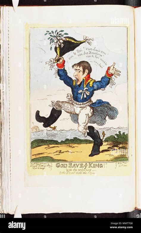 Caricature Of Napoleon I British Political Cartoon God Save Ye
