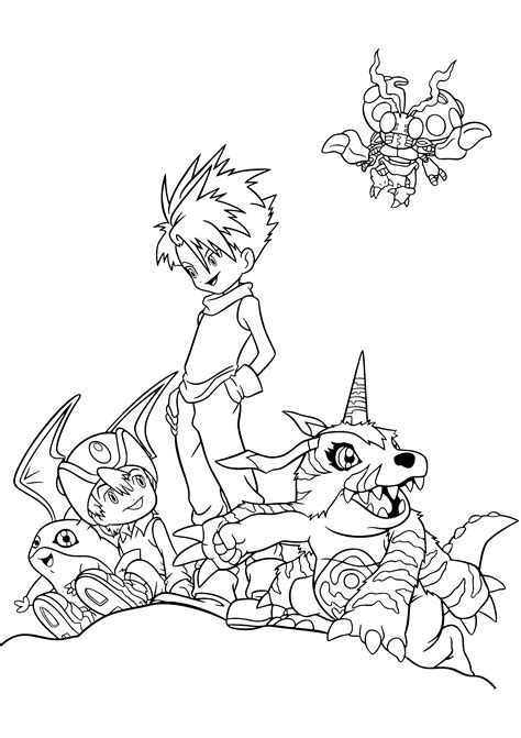 Digimon Ausmalbilder Animaatjes Picgifs Coloriages Malvorlagen