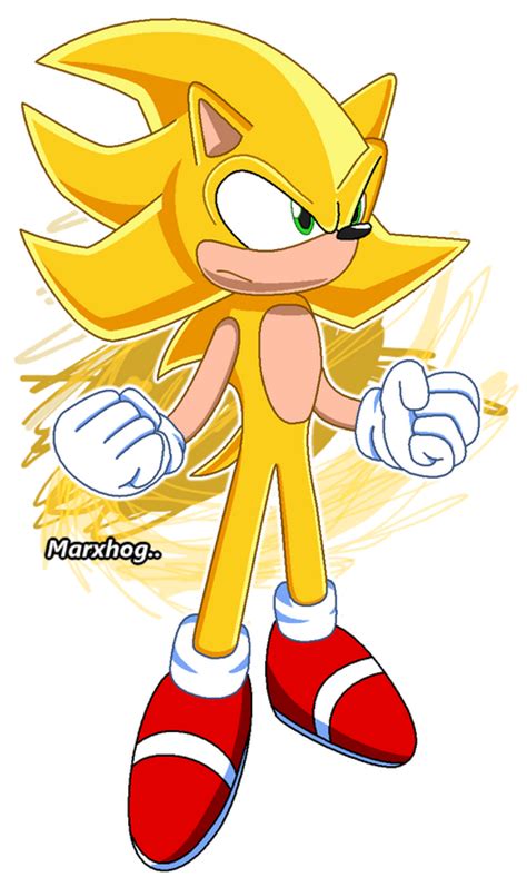 Super Saiyan Sonic By Marxhog On Deviantart