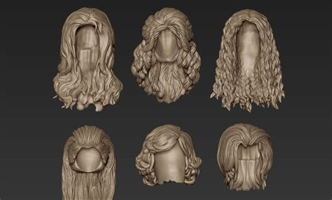 Artstation Hair Collection 3 Resources