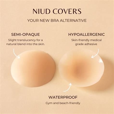Niud Nipple Cover Ultra Thin Seamless Waterproof Nipple Sticker