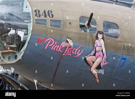 Military Aircraft Nose Art Pinup Girl Douglas C 47b Sky Train Second