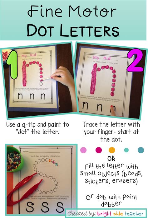 Fine Motor Dot Letters | Multisensory writing, Improve your handwriting, Dot letters