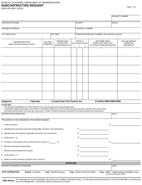 Form Cem 1201 Fill Out Sign Online And Download Fillable Pdf