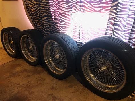 22 Deep Dish Og Wire Wheels Lowrider Dayton Spoke Rims