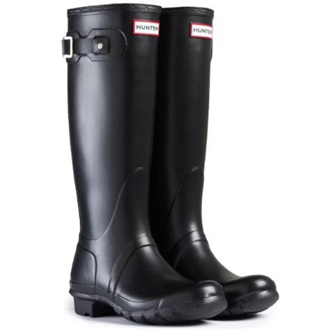 Mens Hunter Wellington Boots Original Tall Rainboots Snow Wellies New