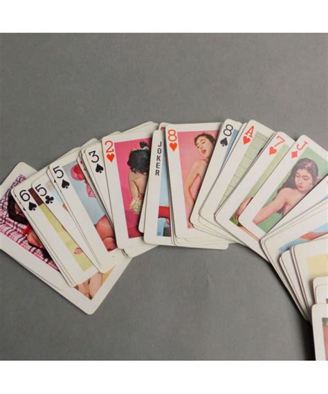 Vintage S Winning Aces Pin Up Playing Cards Amf Ac Ma