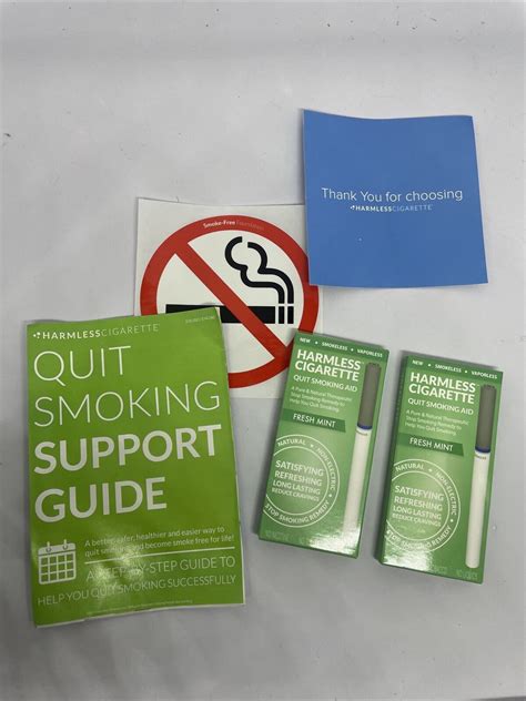 Harmless Cigarette Quit Smoking Aid Quit Kit 2 Pack Smokeless Inhalers