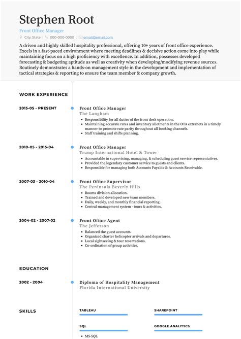 Office Manager Resume Samples Templates Pdf Doc 2023