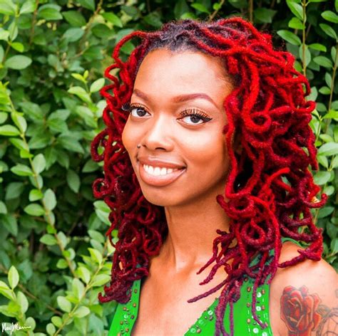 Red Hairstyles For Black Women