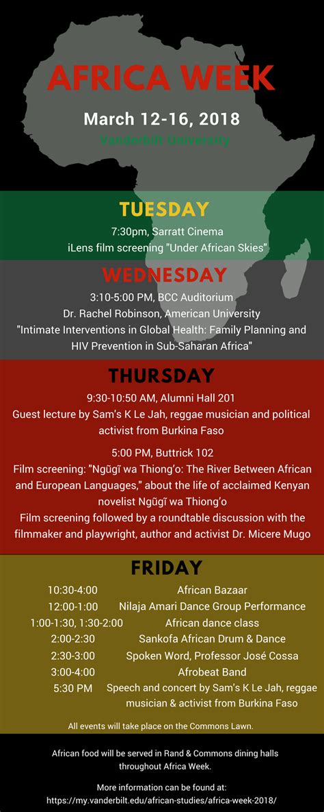 Africa Week 2018 African Studies