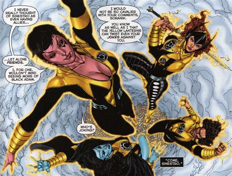 Sinestro Corps Members Soranik Natu Lyssa Drak Bekka And Rigen In
