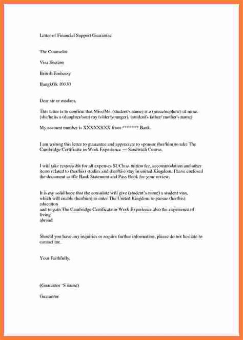 This letter serves as a formal reminder of your obligation to provide $625. Sample letter of financial support for visa application