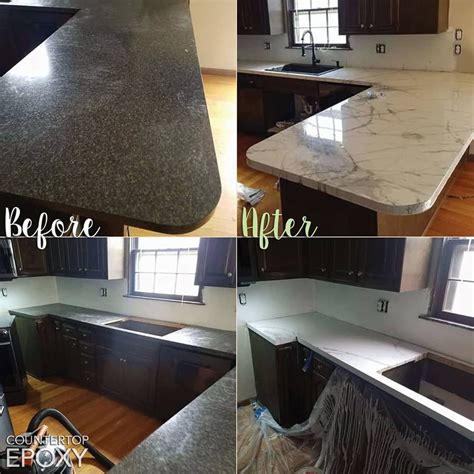 Our Customer Dakota Went Over His Old Laminate Countertops With Our