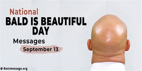National Bald Is Beautiful Day Messages And Wishes Sample Messages