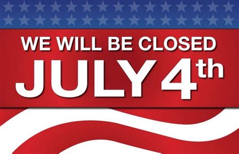 July 4th Office Closed
