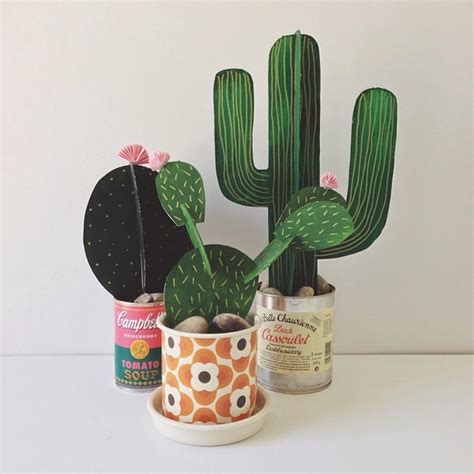 Honey And Fizz Tutorial Tuesday Cardboard Cactus By Beci Orpin