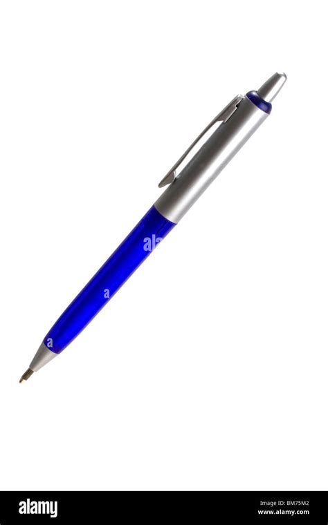 Ballpoint Pen Isolated On White Background Stock Photo Alamy