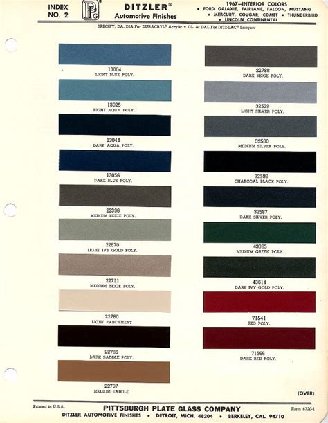 Color Codes For Interior Paint