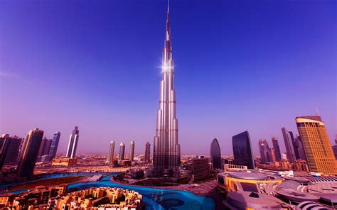 Burj Khalifa Tower Dubai Wallpaper Nature And Landscape